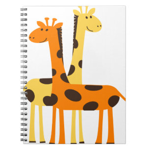 giraffe africa safari wildlife notebook