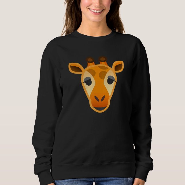Giraffe  African Animal Giraffe Sweatshirt (Front)