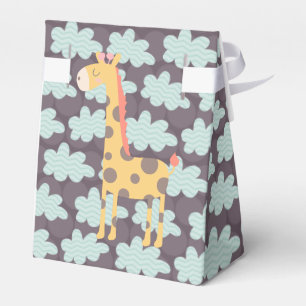 Giraffe and Clouds Favour Box