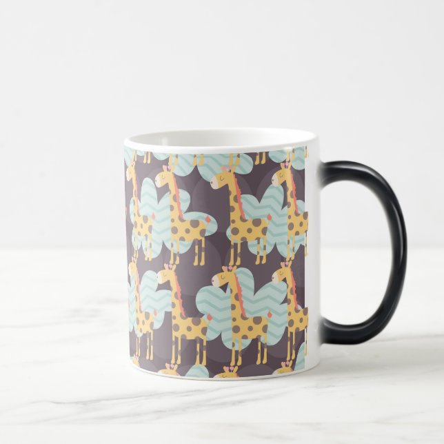 Giraffe and Clouds Magic Mug (Right)