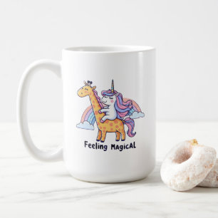 Giraffe and Unicorn Coffee Mug