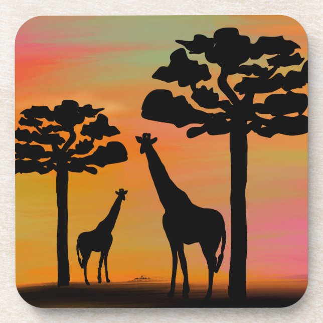 Giraffe animal coaster (Front)