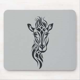 Giraffe Animal Freedom World Wildlife Wonder Art Mouse Pad