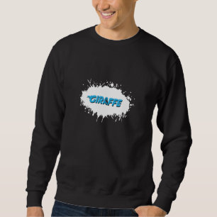 Giraffe Animal Fun Splash Sweatshirt