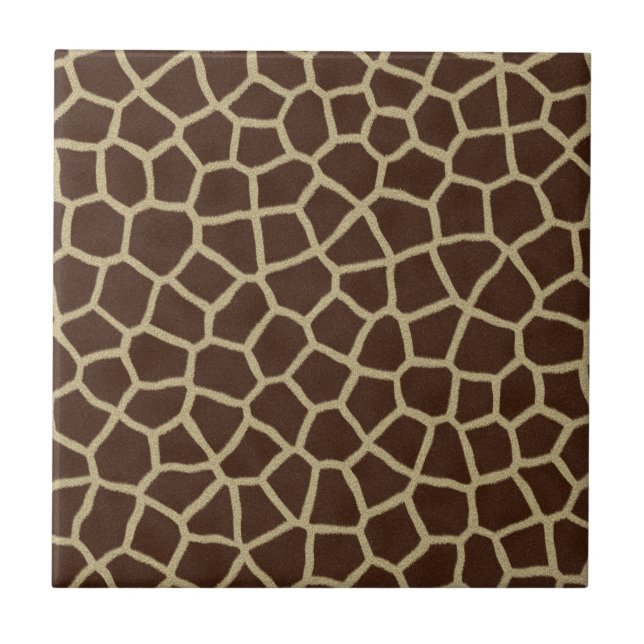 Giraffe Animal Print Tile (Front)