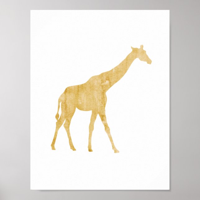 Giraffe, Animal, Safari style, Boy's room poster (Front)