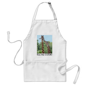 Giraffe Apron: Kiss the COOK! Standard Apron
