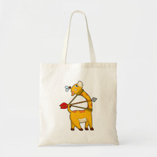 Giraffe Archer Arrow Bow Tote Bag