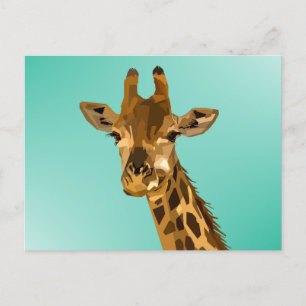 GIRAFFE ART POSTCARDS