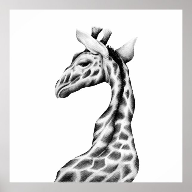 Giraffe Art Print Modern (Front)