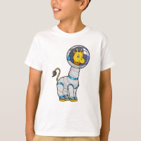 Giraffe as Astronaut in Glass sphere