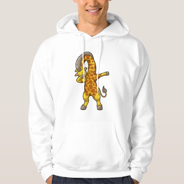 Giraffe at Hip Hop Dance Dab Hoodie (Front)