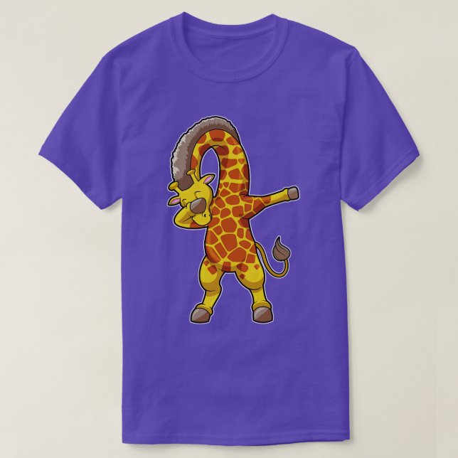 Giraffe at Hip Hop Dance Dab T-Shirt (Design Front)