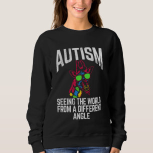 Giraffe Autism Awareness Neurodiversity Autistic 4 Sweatshirt