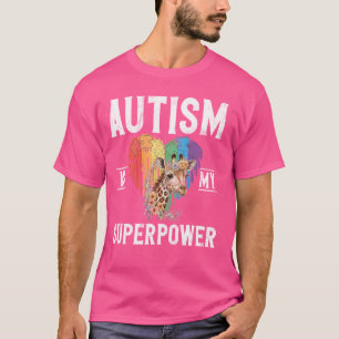 Giraffe Autism Awareness Neurodiversity Autistic T-Shirt