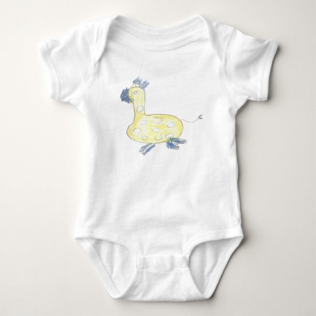 Giraffe Baby Bodysuit (Front)