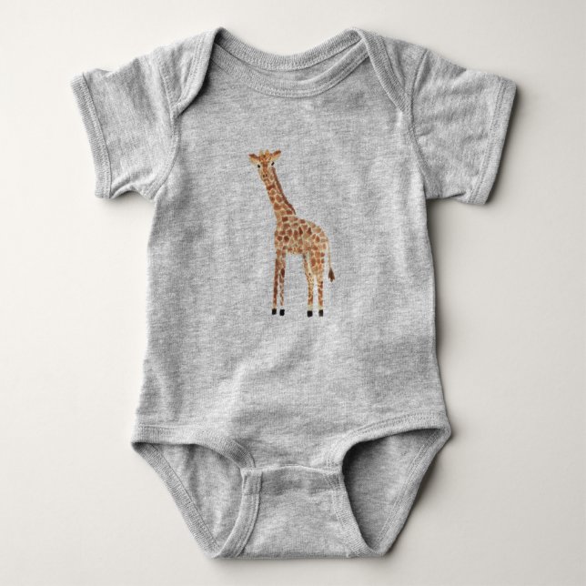 Giraffe Baby Bodysuit (Front)