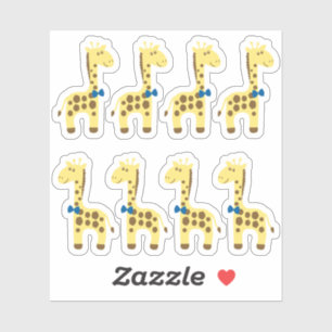 Giraffe Baby Boy Blue Bow Planner / Scrapbook