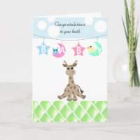 Giraffe Baby Congratulations