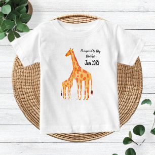 Giraffe Baby T-Shirts Big Brother Promoted 