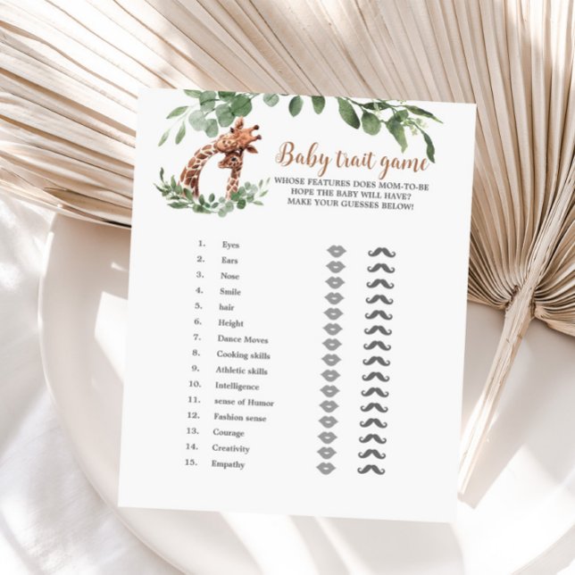 Giraffe baby trait game (Creator Uploaded)