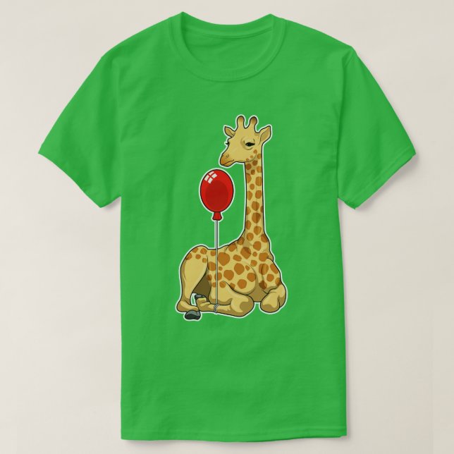 Giraffe Balloon 2 T-Shirt (Design Front)