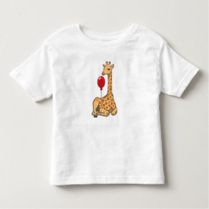 Giraffe Balloon Toddler T-Shirt