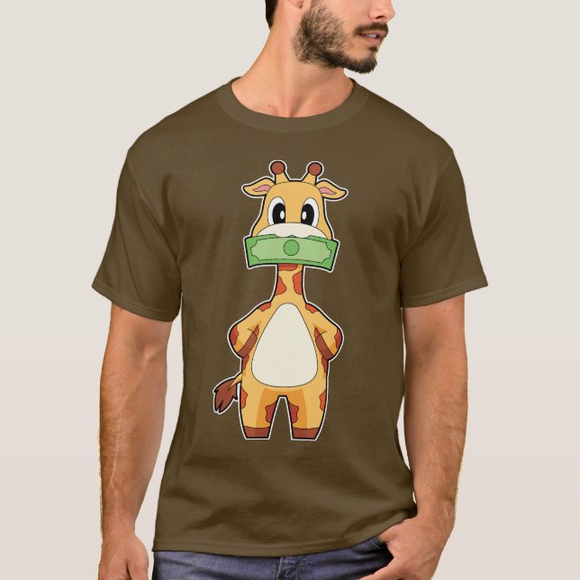 Giraffe Banknote T-Shirt (Front)
