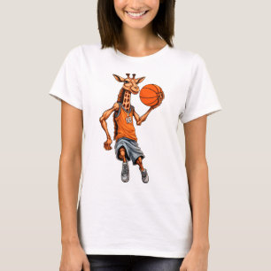 Giraffe Basketball T-Shirt