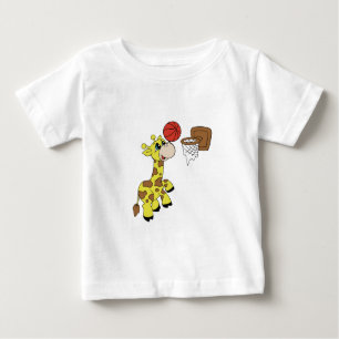 Giraffe Basketball T-shirts and Gifts
