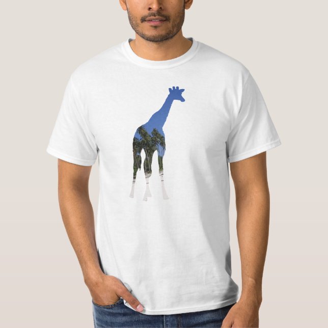 Giraffe Beach Shirt Tee (Front)