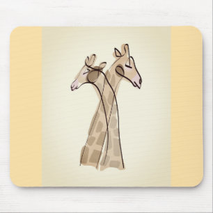 Giraffe Beautiful Mouse Pad
