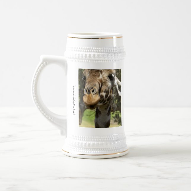 Giraffe Beer Stein (Left)