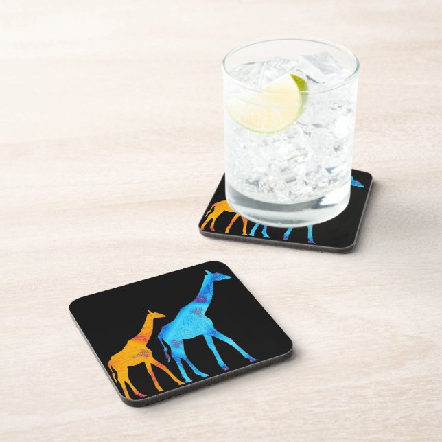 Giraffe Beverage Coaster (Right Side)