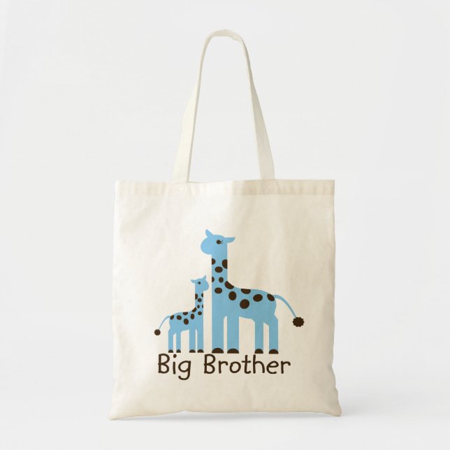 Giraffe Big Brother Tote Bag (Front)