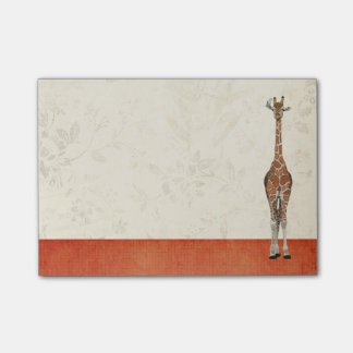 GIRAFFE & BIRD Post It Note
