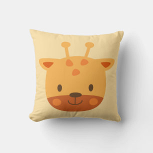 Giraffe Birthday Kids Art Cushion