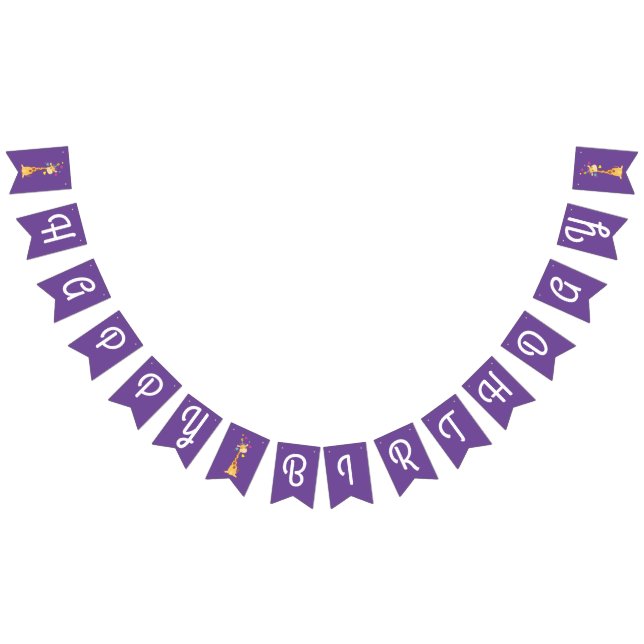 Giraffe Birthday Party Bunting (All)