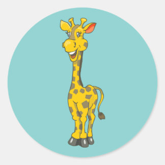 Giraffe Birthday Sticker