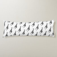 Giraffe Black and Grey Silhoutte