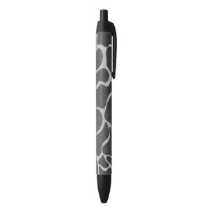 Giraffe Black and Light Grey Print Ink Pen