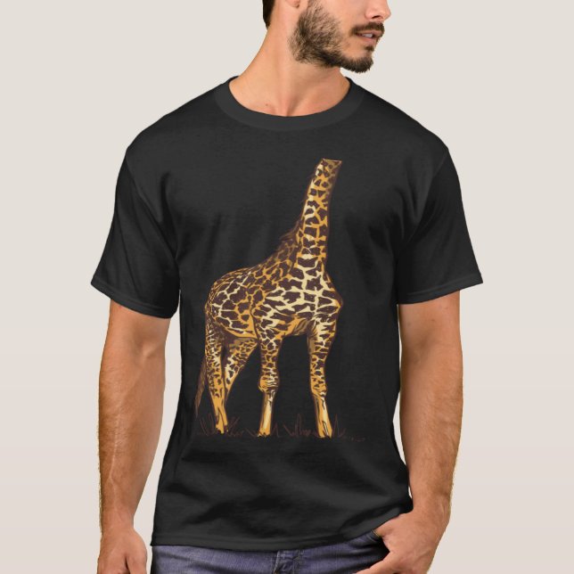 Giraffe Body Halloween Costume Kids, Youth T-Shirt (Front)