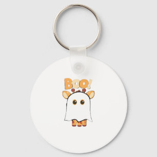 Giraffe Boo Halloween Essential T-Shirt Key Ring
