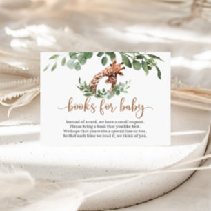 Giraffe Book Request Enclosure Card