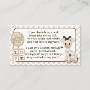 Giraffe Book Requests Instead of a Card 100pk