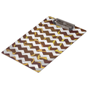 Giraffe Brown and Yellow Print Clipboard