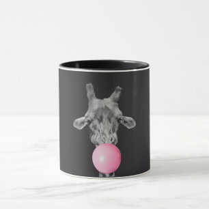 giraffe bubble mug