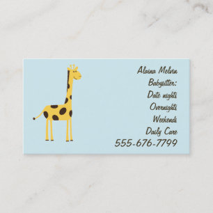 Giraffe Business Card