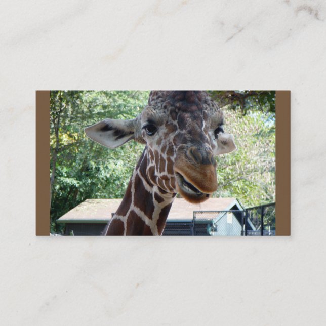 Giraffe Business Cards (Front)