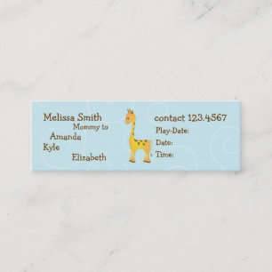 Giraffe Calling Card